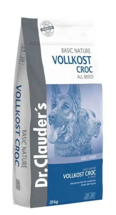 Сухой корм для собак  Dr.Clauder's Basic Nature Vollkost Croc 20кг