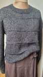 Sweter popielaty