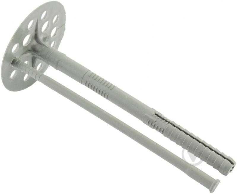 Дюбель для теплоізоляції пінопласту із пластиковим цвяхом 10x140 мм