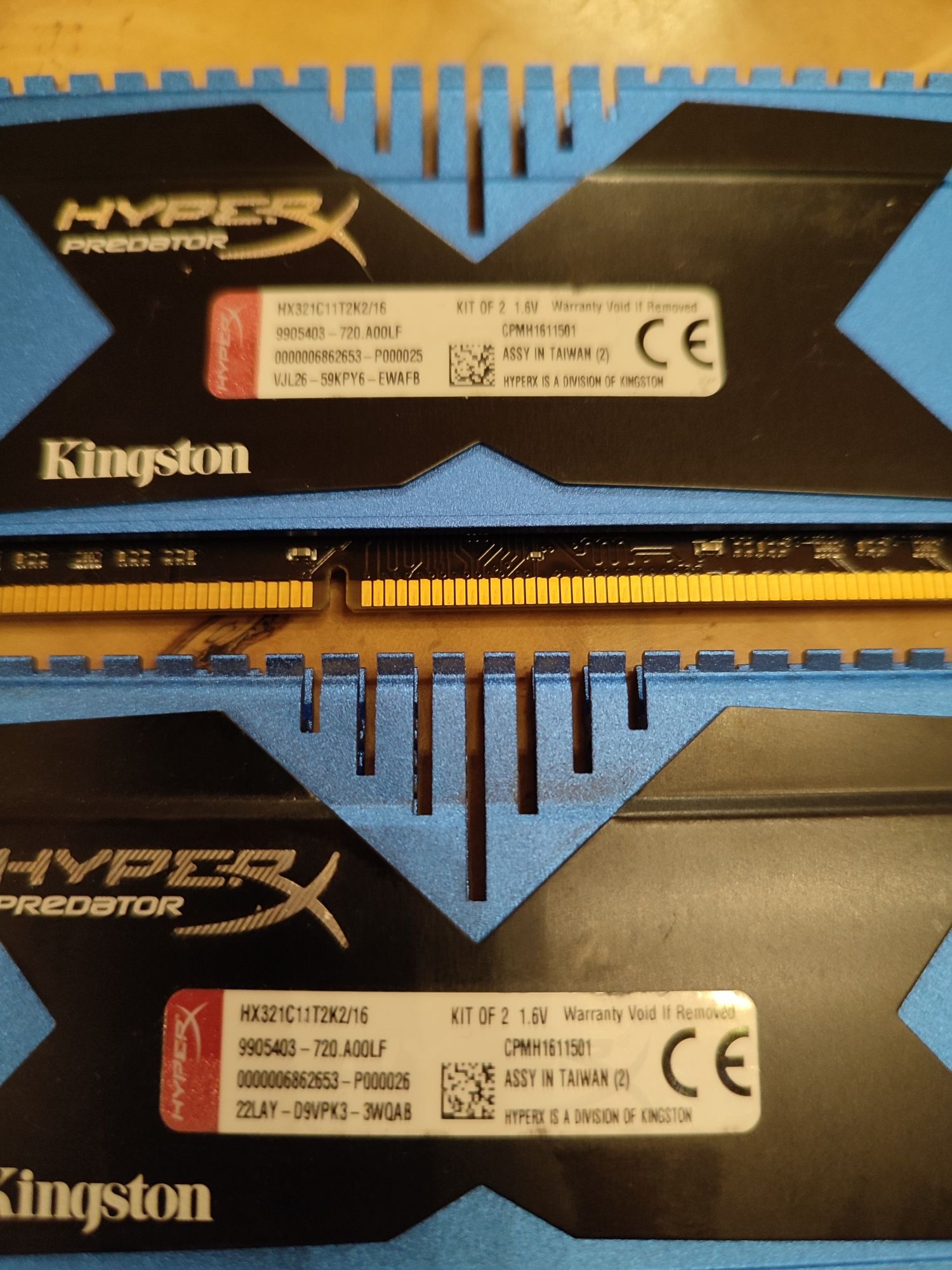 ТОП! Комплект пам'яті ОЗУ DDR3 Kingston Hyperx Predator 16 Гб 2133 Mhz