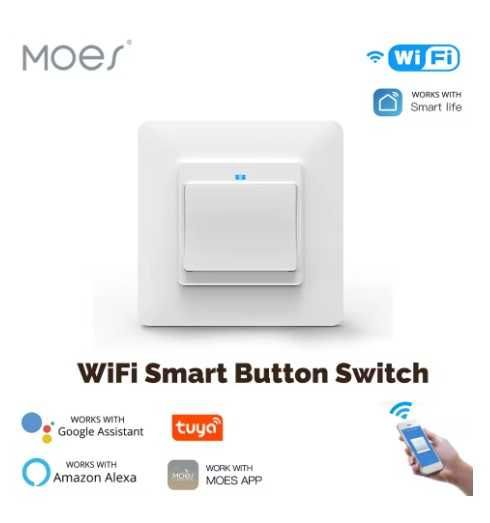 Wi-fi Смарт выключатель MOES