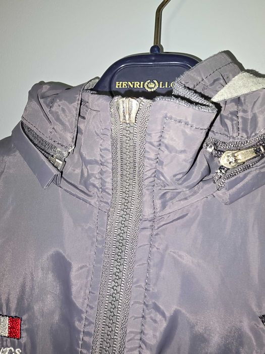 Kurtka chłopięca wiatrówka dwustronna