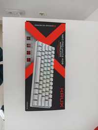 Klawiatura mechaniczna KRUX NEO WHITE RGB WIRELSS