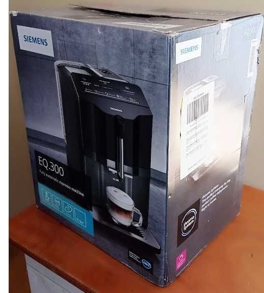 Máquina de café SIEMENS TI355209RW EQ.300 (com aquecedor de chávenas)