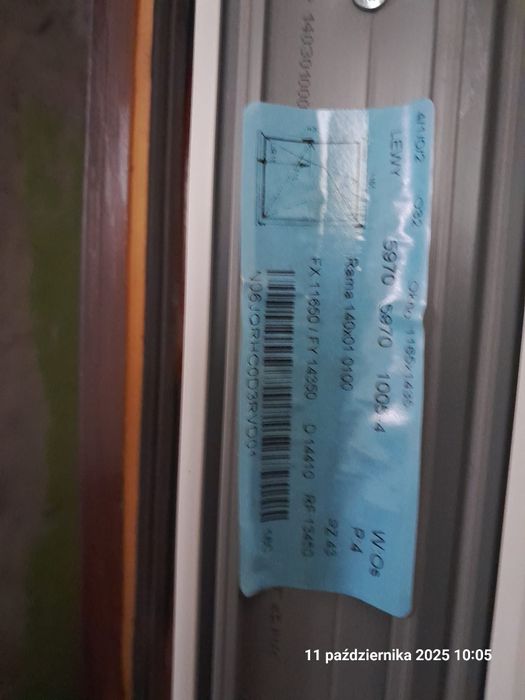 Okno zewnetrzne nowe.