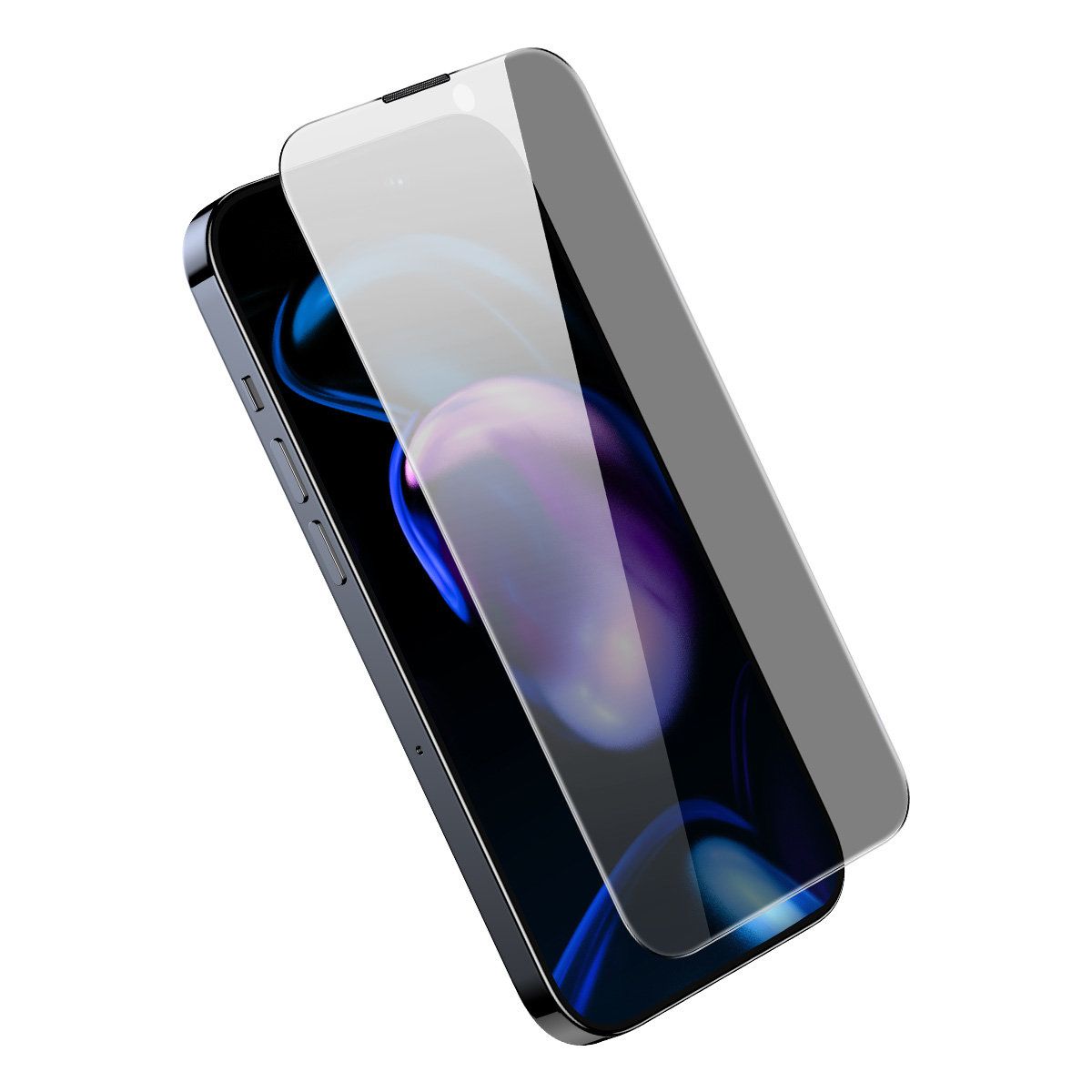 Szkło hartowane do iPhone 14 Pr na cały ekran 0.4mm filtr  ZESTAW