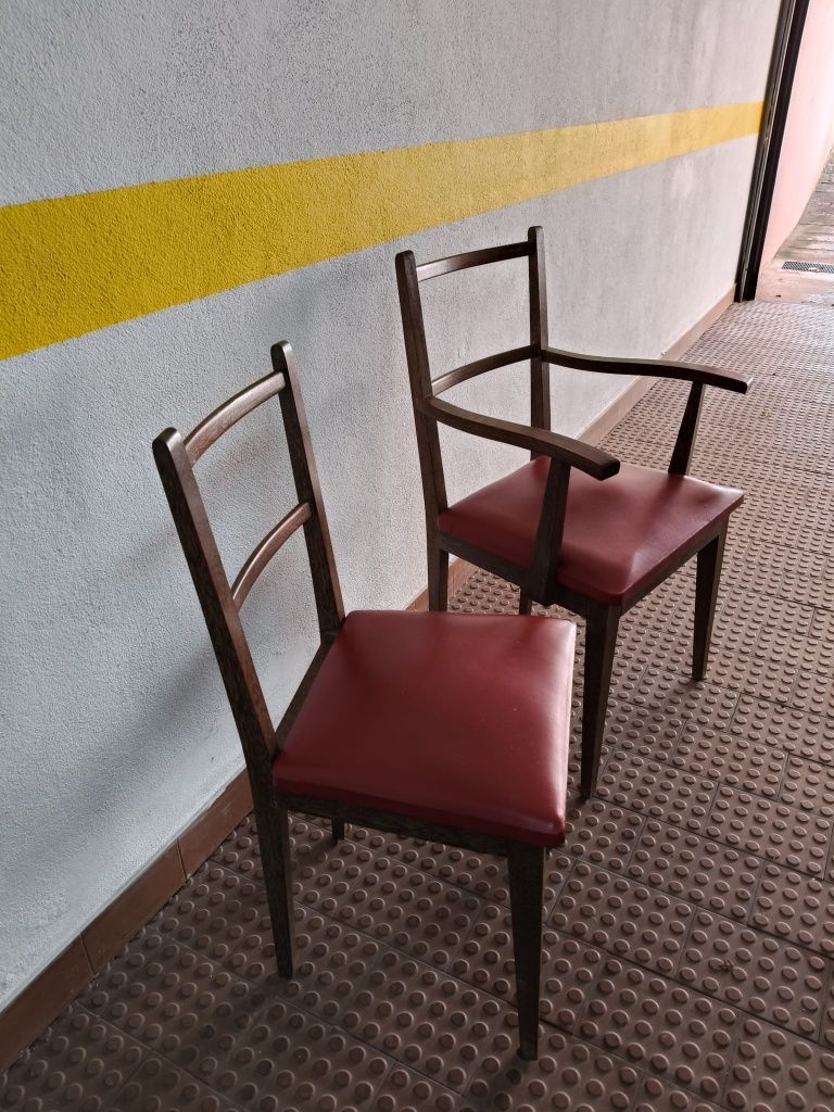 Conjunto de cadeiras anos 70 originais