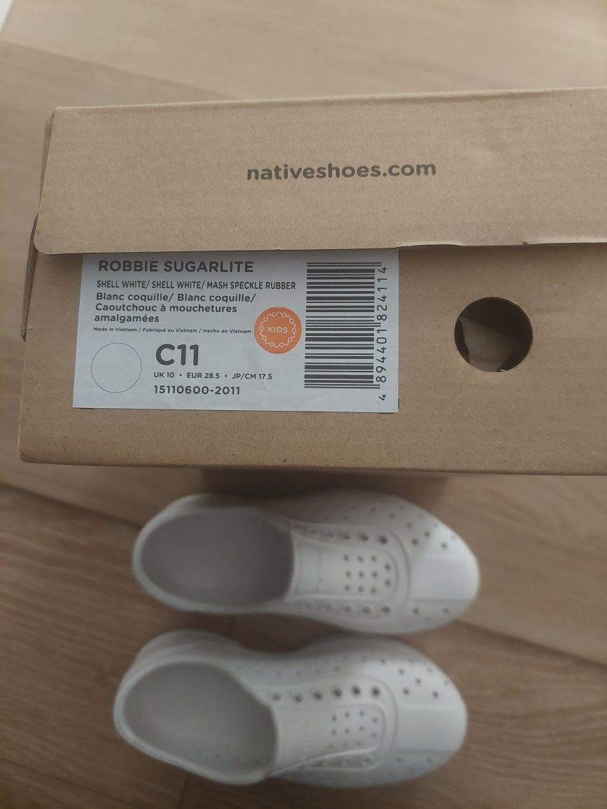 Nowe sneakersy gumowe tenisówki Native 28