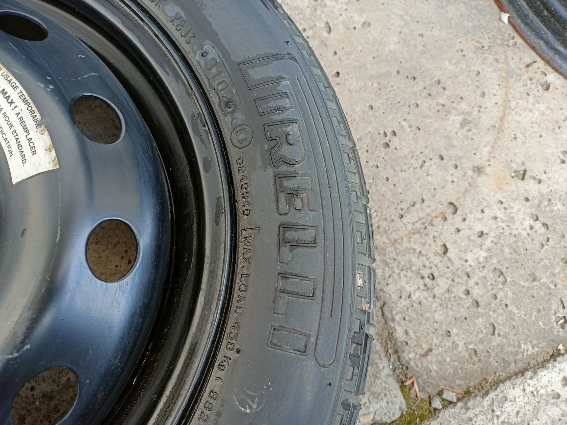 Fiat Punto II 2 99-10 koło dojazdowe zapasowe zapas dojazd