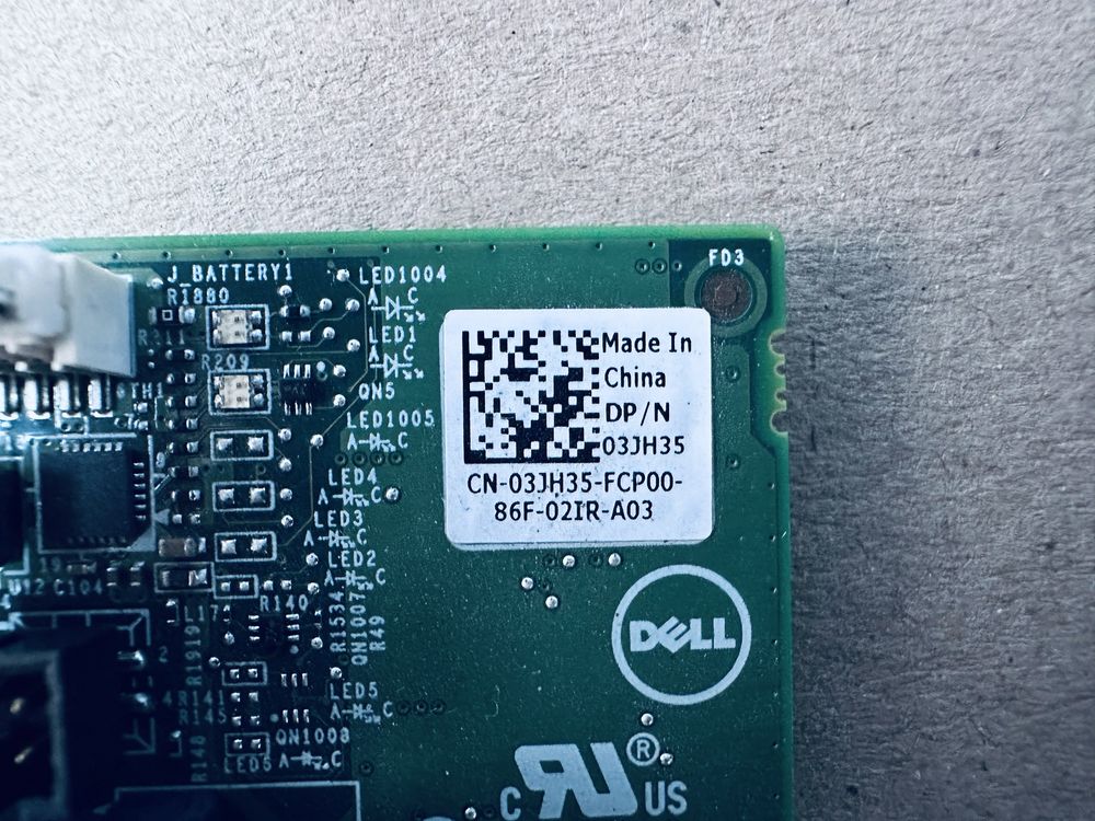 Dell PERC H740P 03JH35 8GB RAID Controller