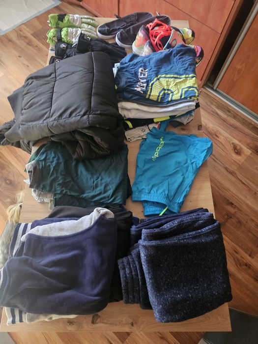 Zestaw ubrań chlopiecych 152-164 cm + buty