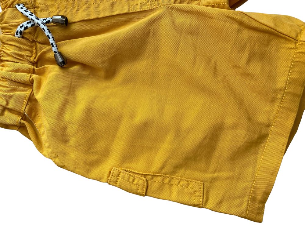 Szorty spodenki 2 latka rozmiar 92 bawełna żółte