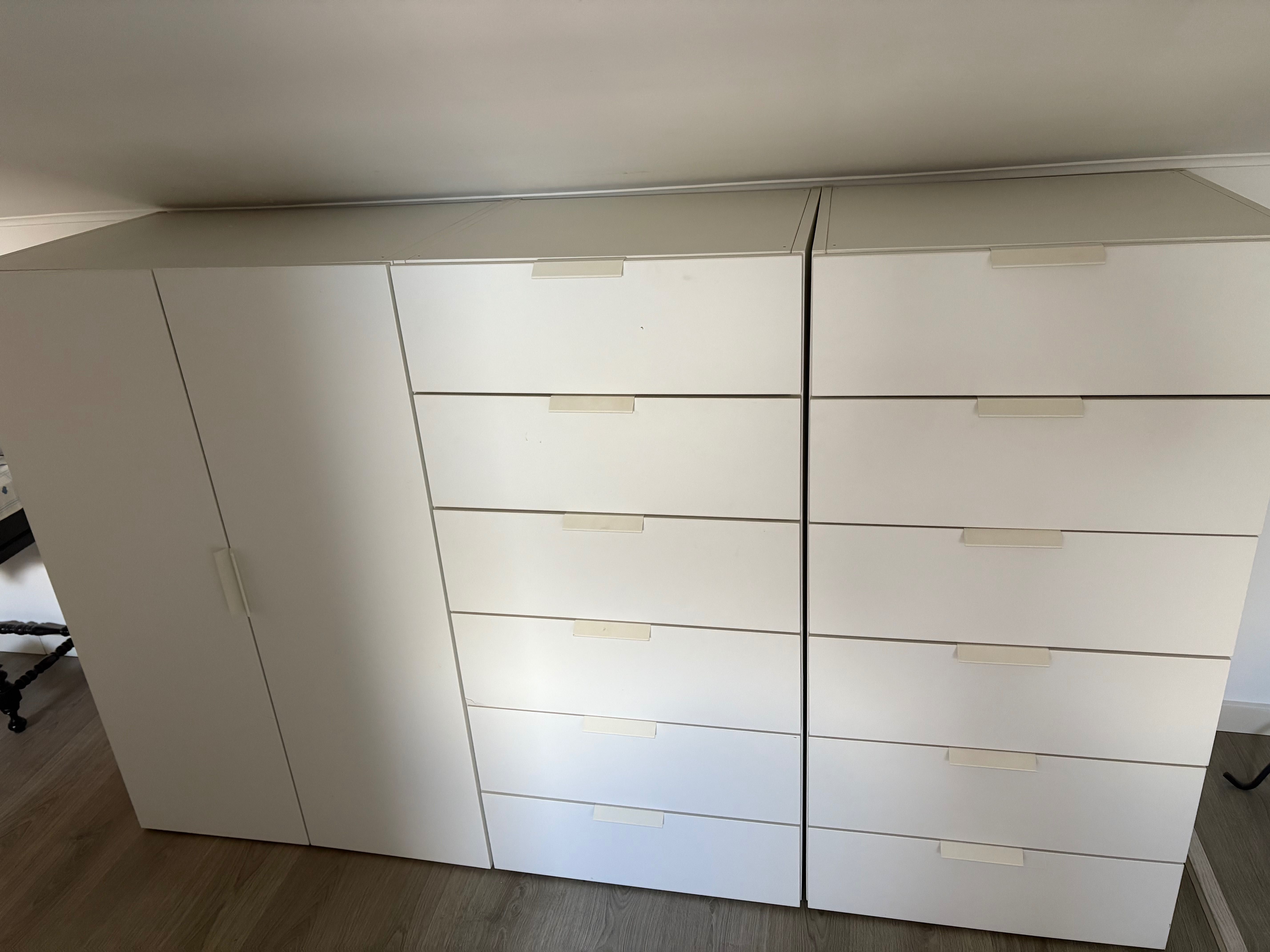 5 Módulos Roupeiro Platsa Ikea