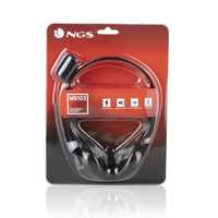 Auscultadores com Fio NGS MS103 (On Ear - PC - Preto)