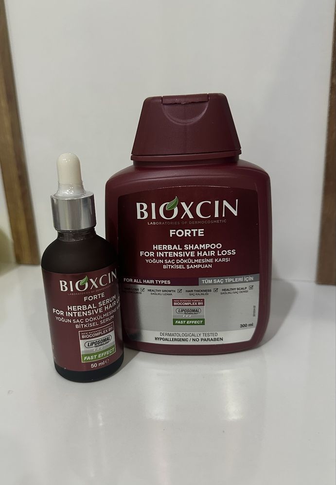 Набір Bioxcin (оригінал) шампунь + сиворотка.