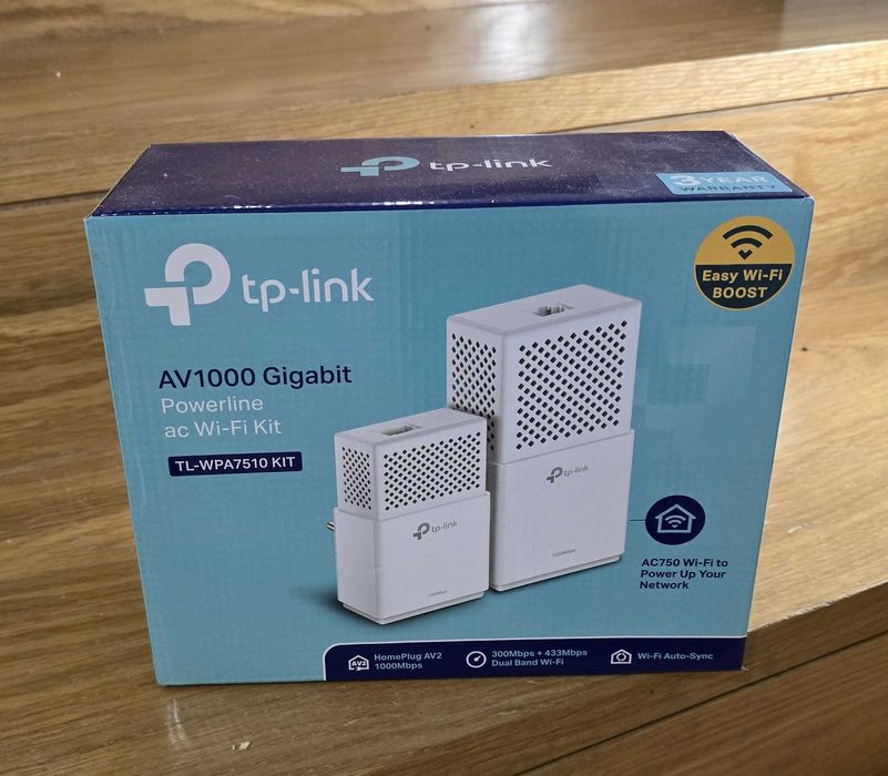 Kit TP-Link TL-WPA7510 Powerline (WiFi + Ethernet)