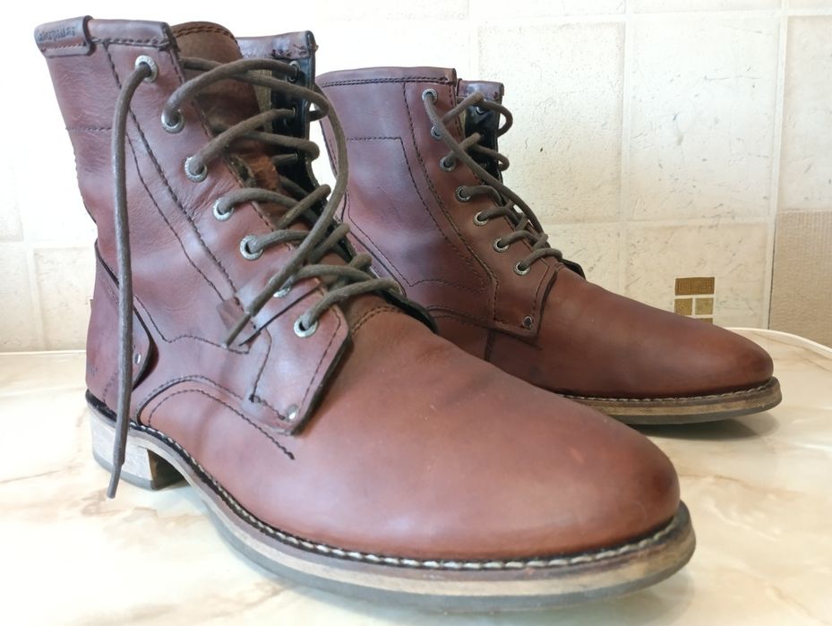 Идеальные Ботинки Caterpillar 45-45,5 11UK Широкие Винтаж Goodyer Welt