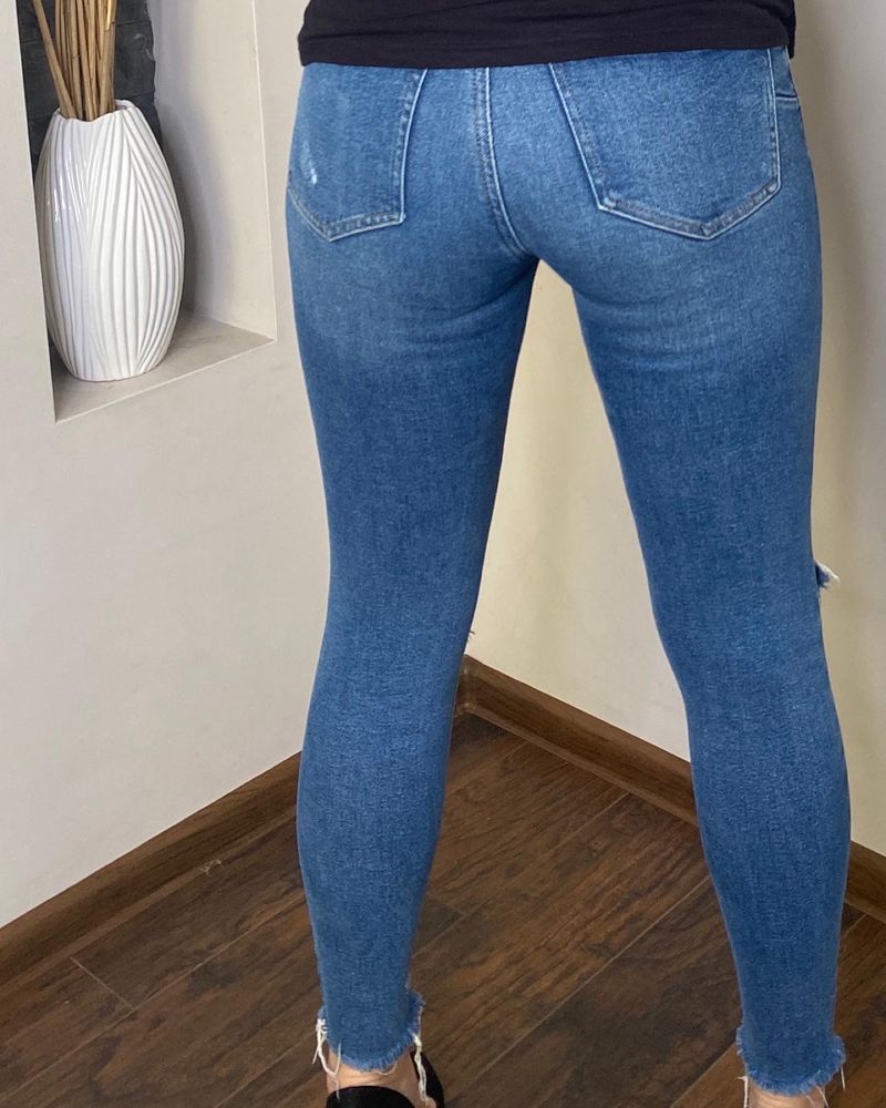 Spodnie jeans jeansowe Cropp S