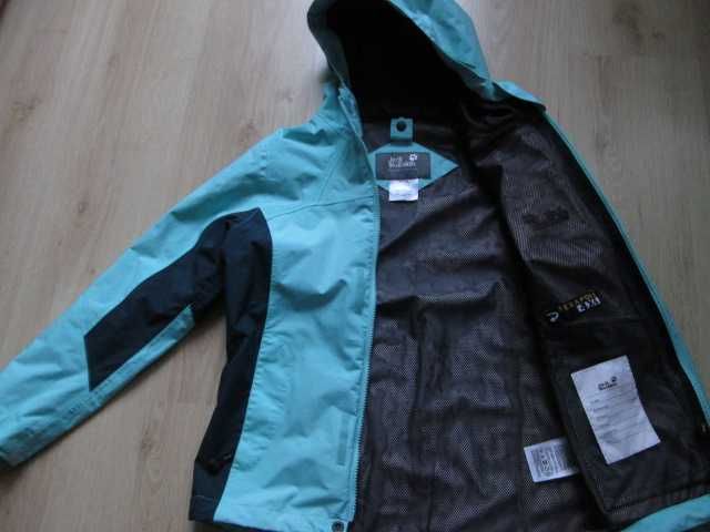 Jack Wolfskin kurtka wodoodporna dziecięca rozmiar 140 cm