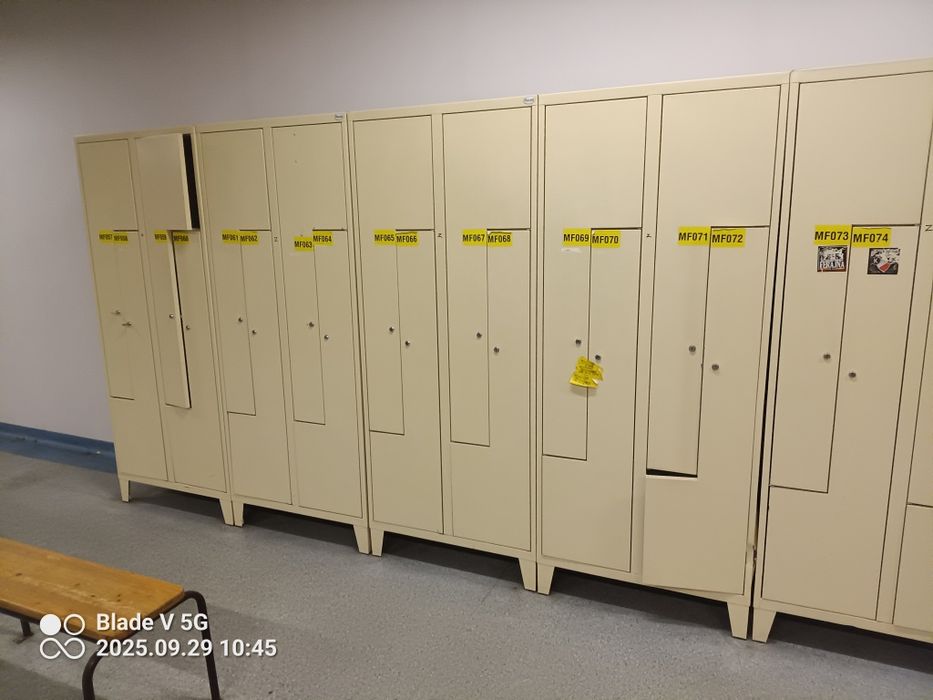 Szafka BHP ubraniowa , pracownicza, metalowa, przemysłowa szafki