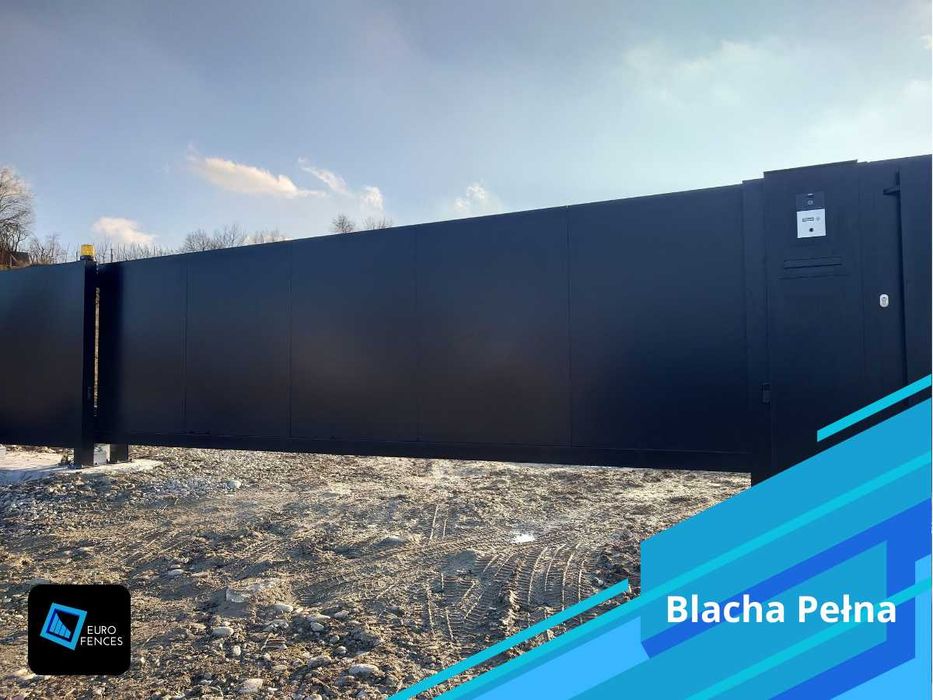 Ogrodzenie ALUMINIUM - nowoczesny grzebieniowy model - Comb Standard