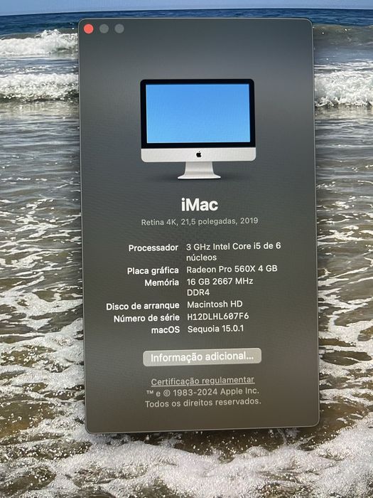 iMac 21” em muito bom estado