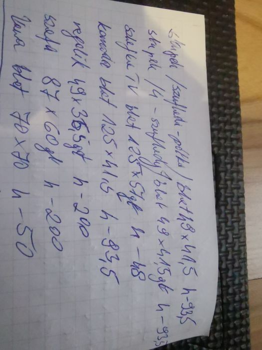 Zestaw mebli Black Red White szafa , komoda , stolik ...