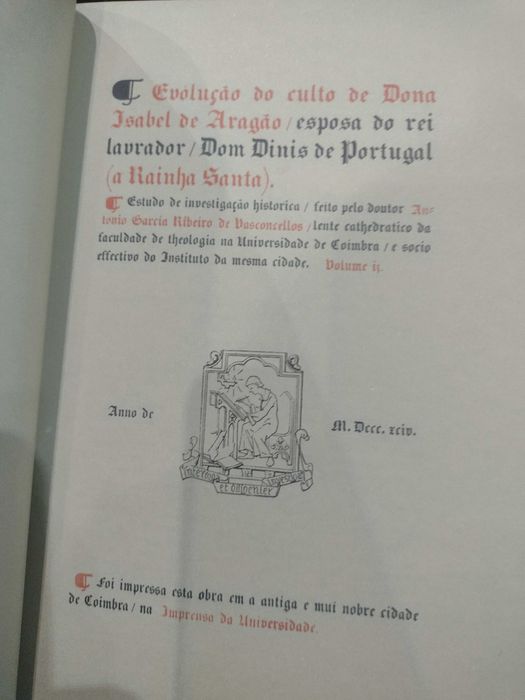 Dona Isabel de Aragão "A Rainha Santa" A. de Vasconcelos