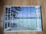 Fototapeta 3D okno ,morze
