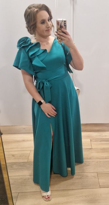 Suknia damska długa wieczorowa na wesele, 18tkę, bal