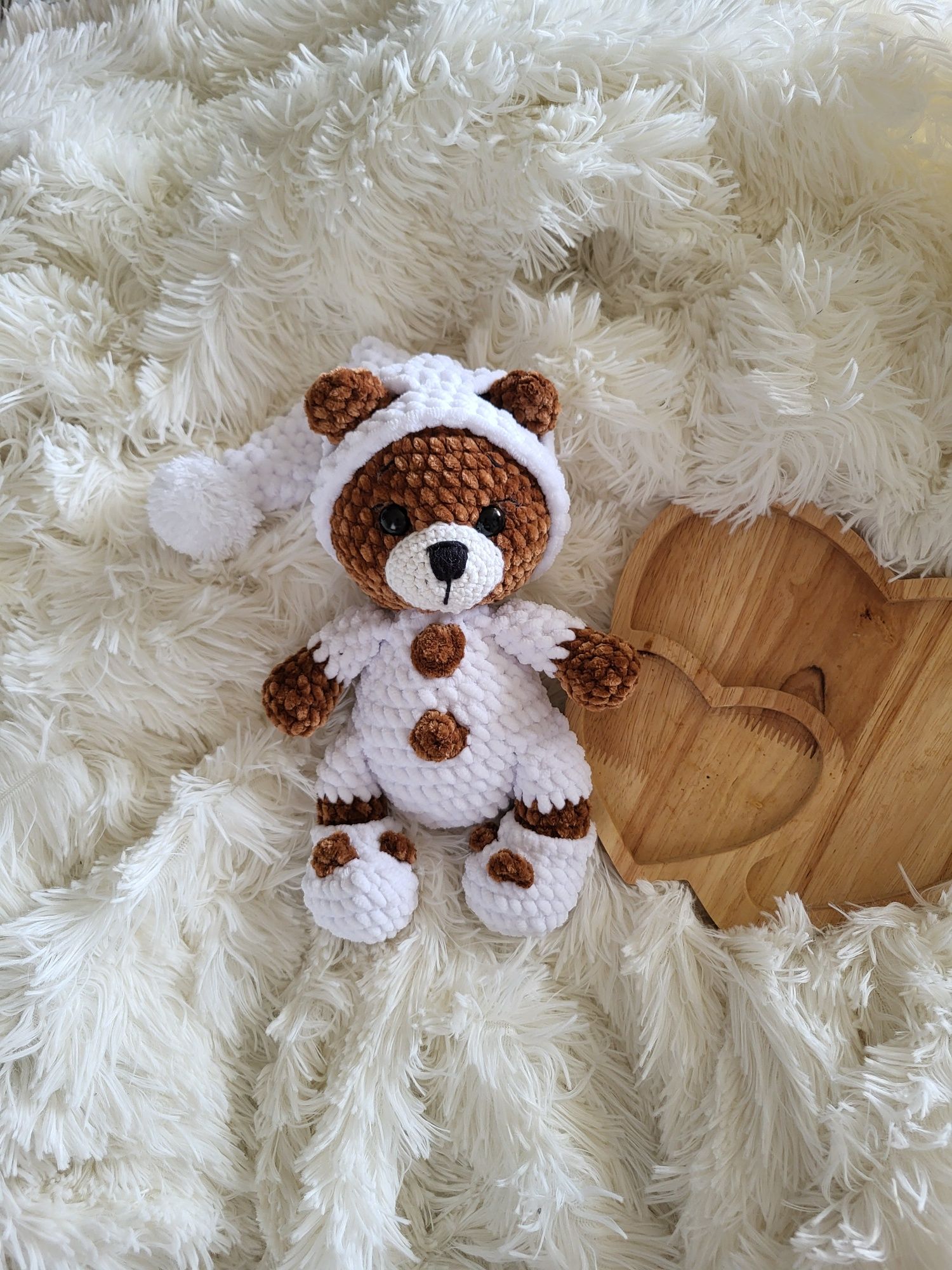 Miś w piżamce,  handmade