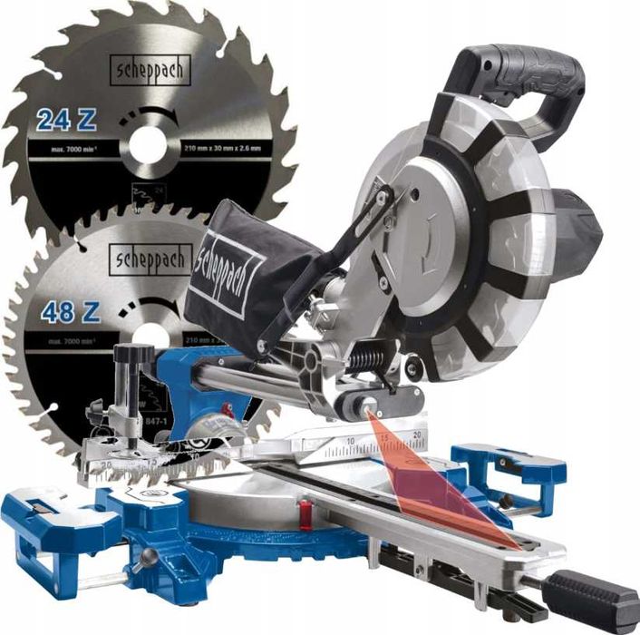 Piła Ukośna Stołowa Z Posuwem SCHEPPACH HM216 | 2000W 216mm - OKAZJA