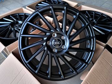 Alufelgi 18 5x112 Audi A3 A4 A6 A8 Q3 TT i inne.. Czarne Nowe ! 910#