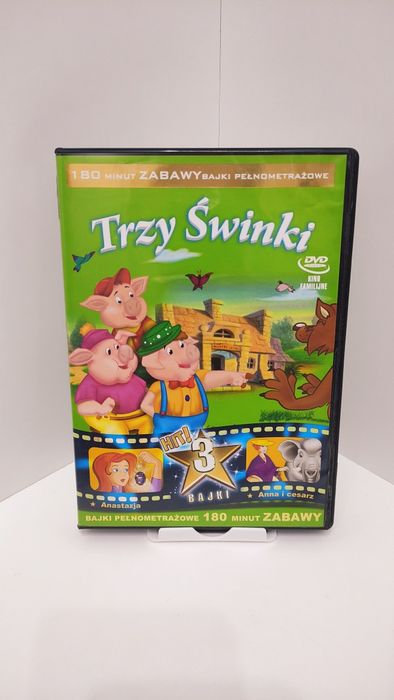 Trzy świnki DVD bajki Anastazja