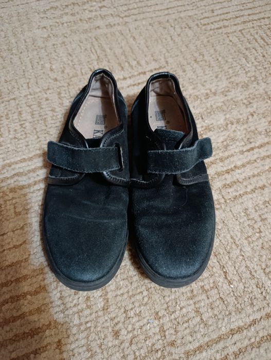 Кеди туфлі натуральний замш