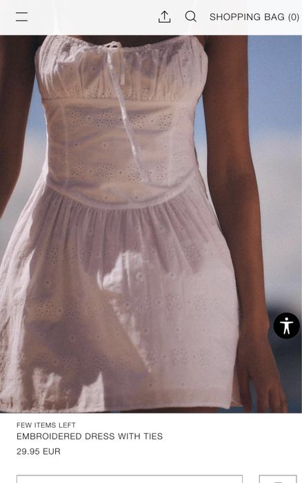 Новое платье Zara XS