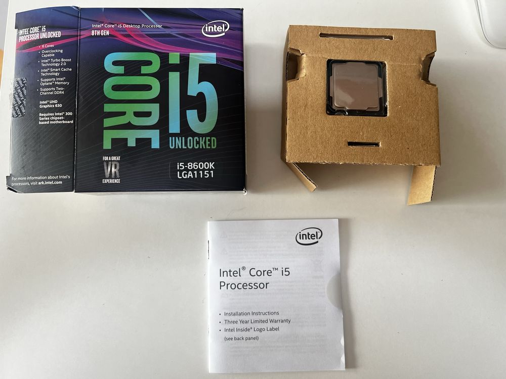 Procesor CPU Intel core i5 8600k