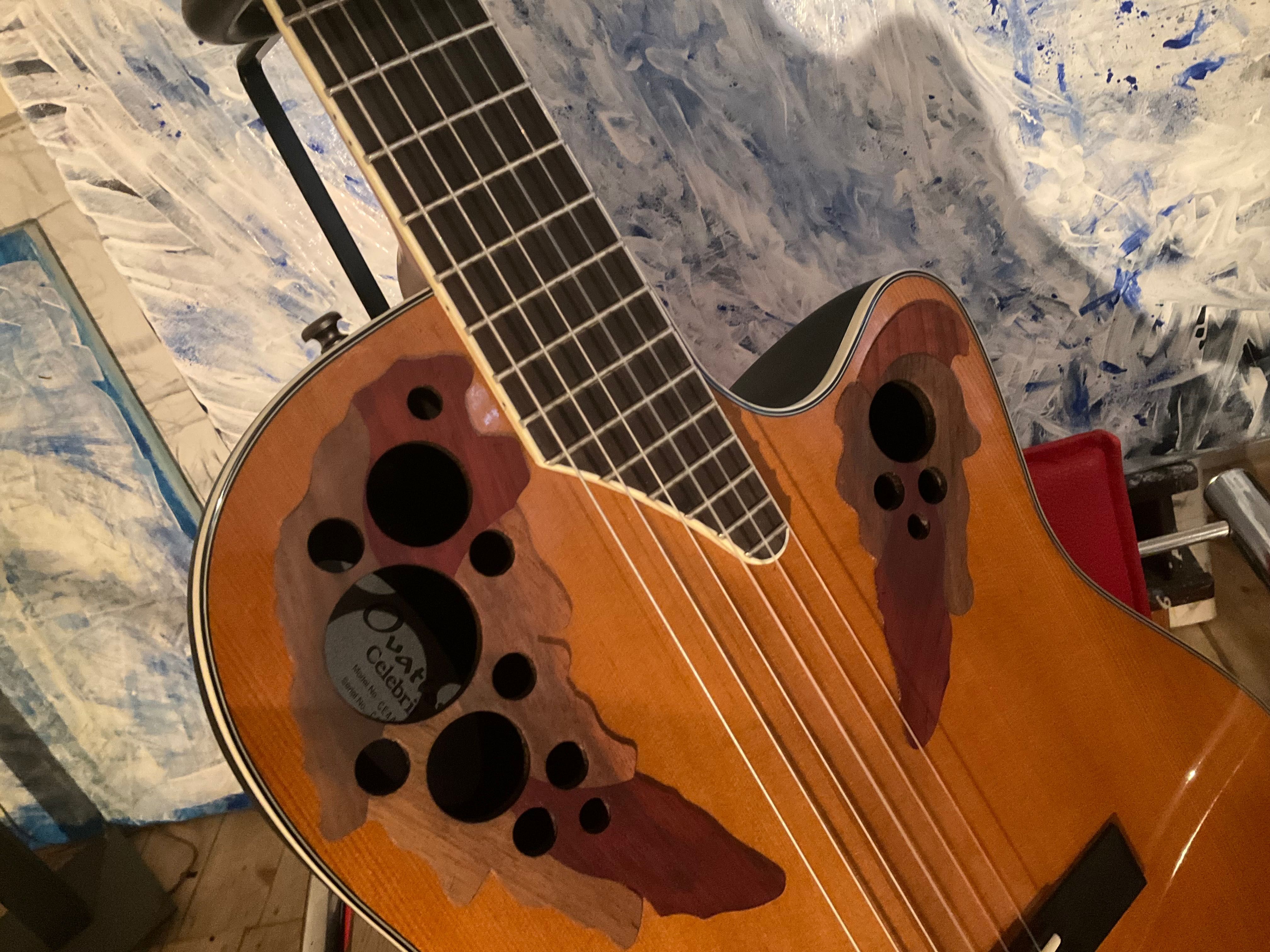 Ibanez, Ovation, Squier, elektryczna, elektroakustyczna, zamiana