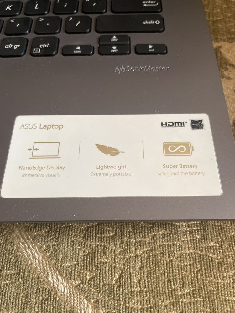 Asus x409ua notebook uszkodzony