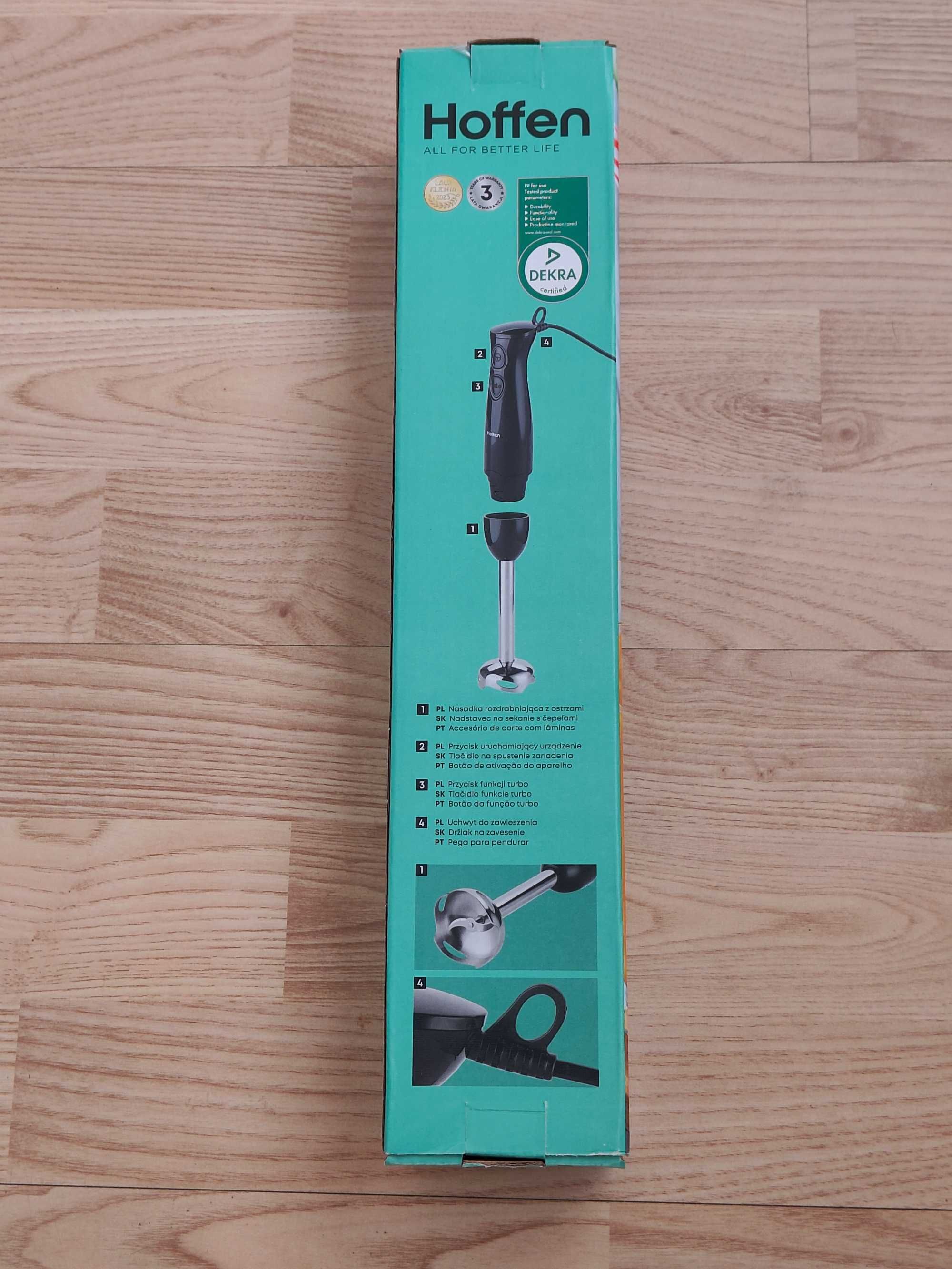 Blender ręczny - hand blender marki Hoffen -  400 W