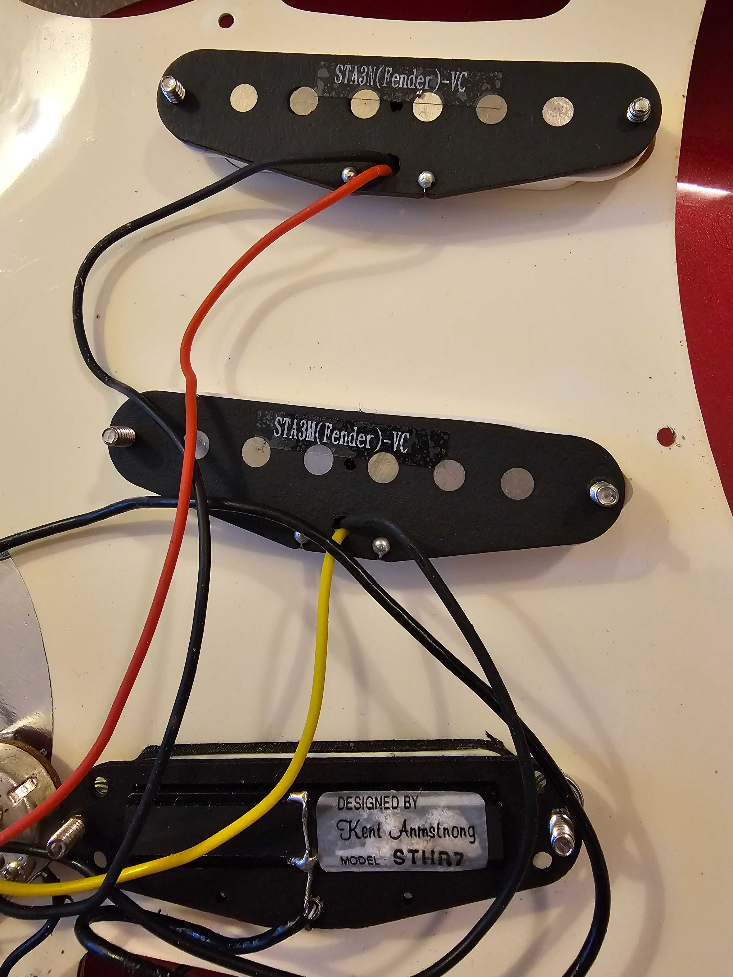 Fender Squier Stratocaster Strat 20th Anniversary 2002 CY hot rails CV