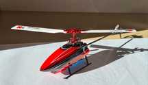 Helikopter RC XK K110s 3D/6G pełny zestaw, 7 baterii, dodatki