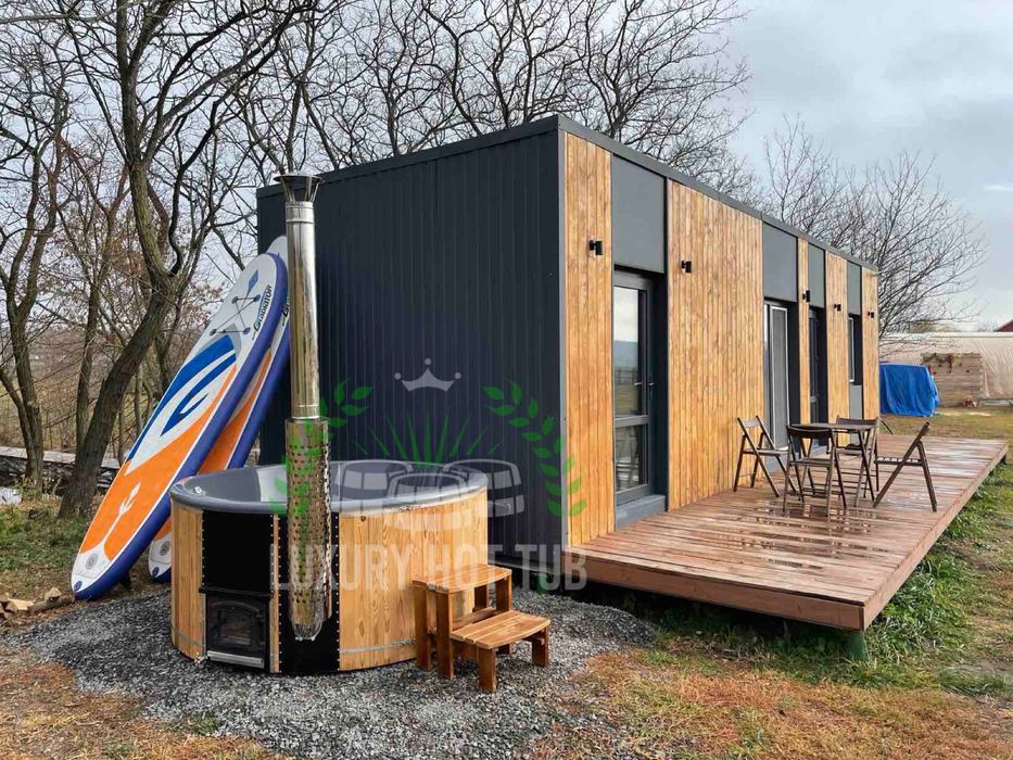 Чан на дровах! Купель з джакузі! СПА чан! ОФУРО! Купіль! Баня!