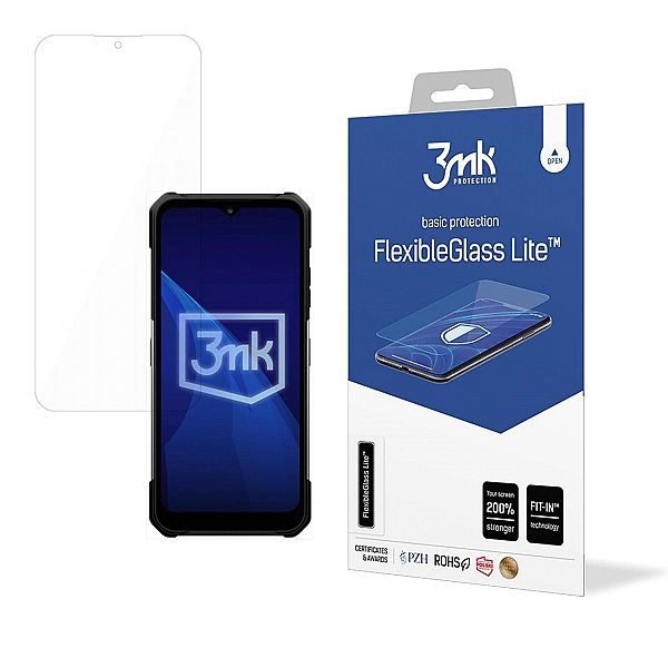 Szkło hybrydowe 3mk FlexibleGlass Lite™ na MyPhone Hammer Construction