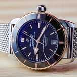 BREITLING superocean heritage 42 II złoto gwarancja