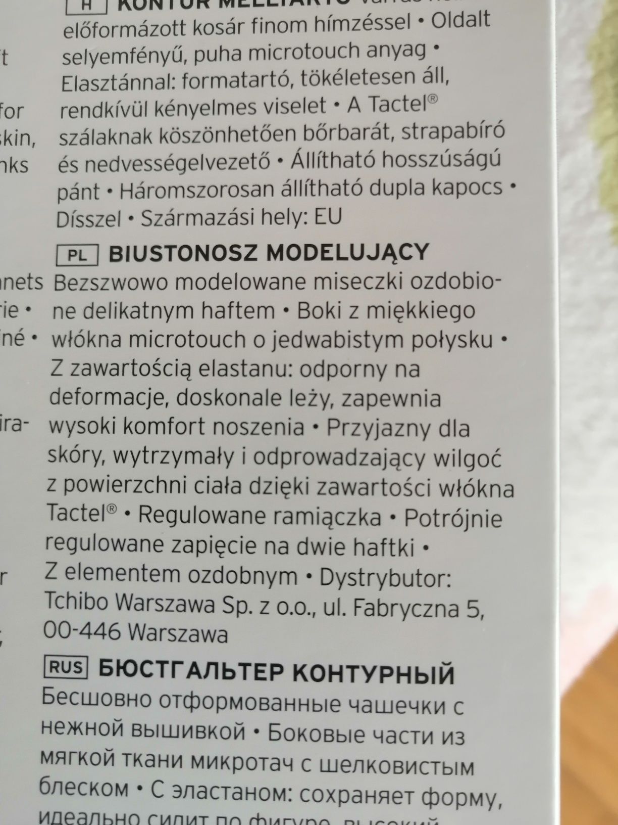 TCHIBO prześliczny biustonosz haftowany w odcieniu turkusu 75B