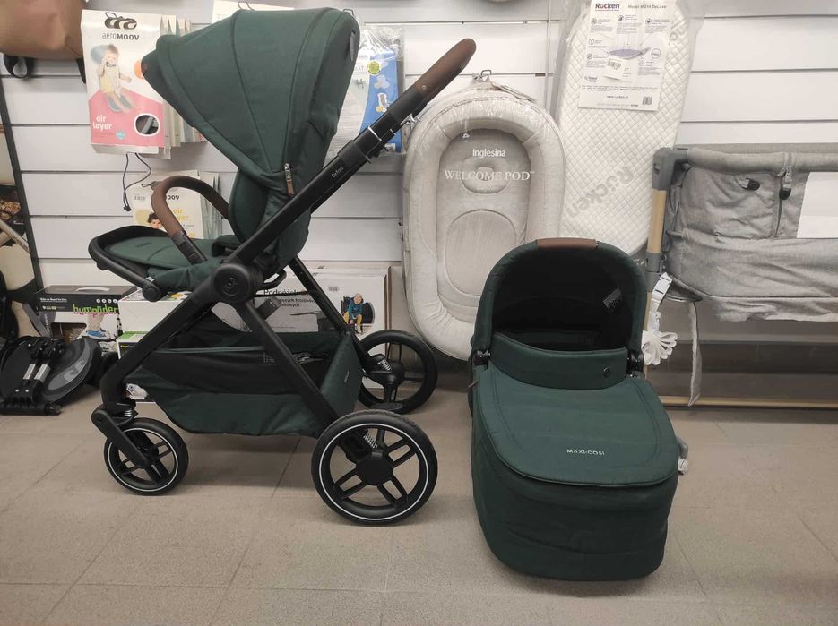 Wózek dziecięcy Maxi Cosi Oxford + Twillic Green 2w1 Z EKSPOZYCJI