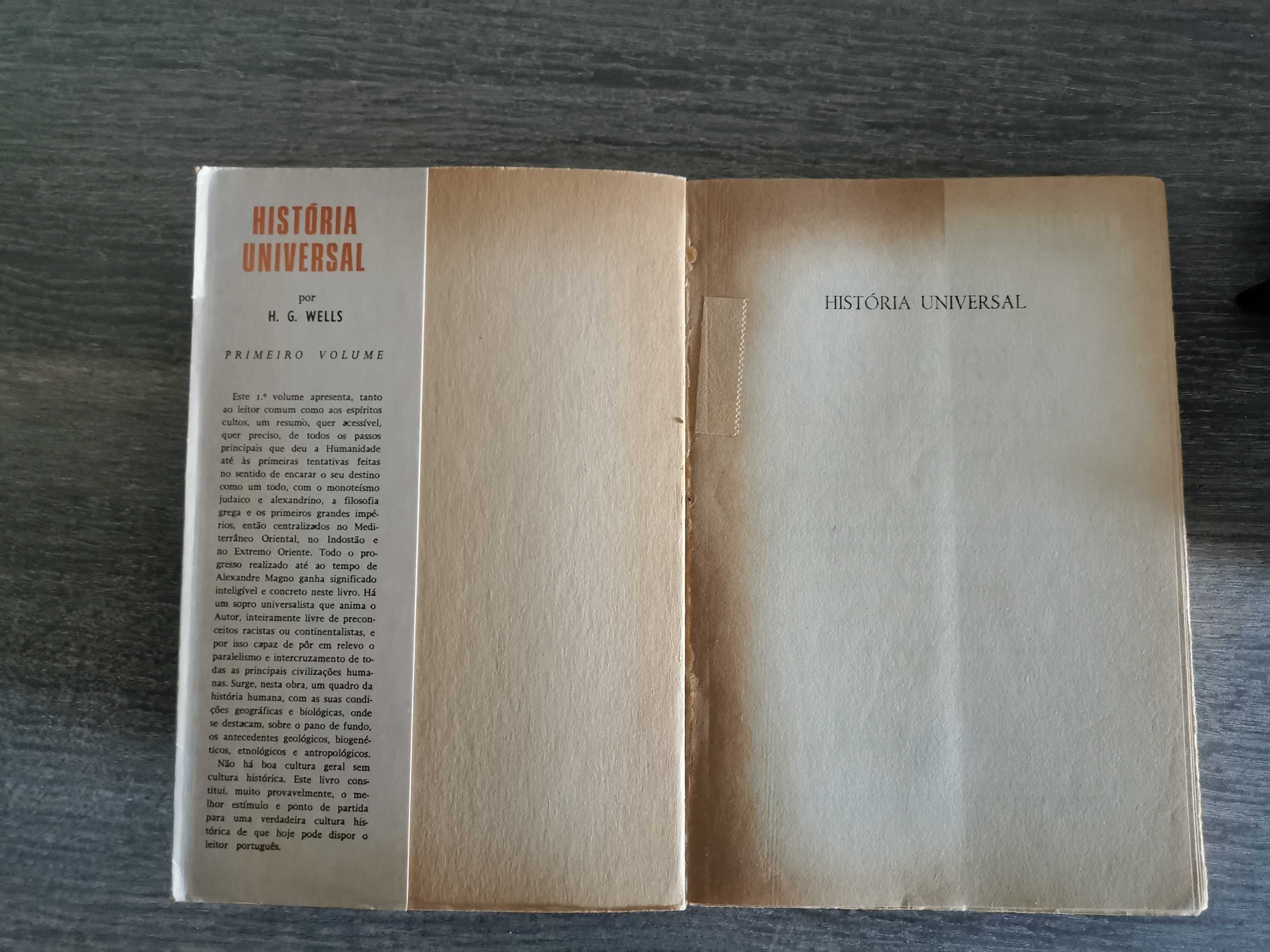 História Universal Vols I, II, III – H. G. Wells