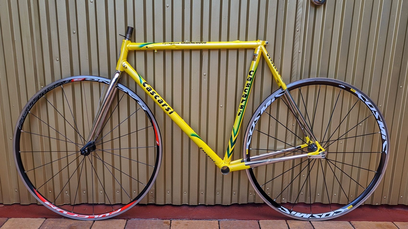 Frameset szosowy Rama szosowa Cascarsi Rury Columbus EL Chrom Grawer