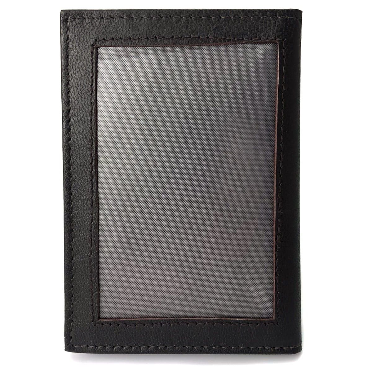skórzane etui z systemem czarny    rfid